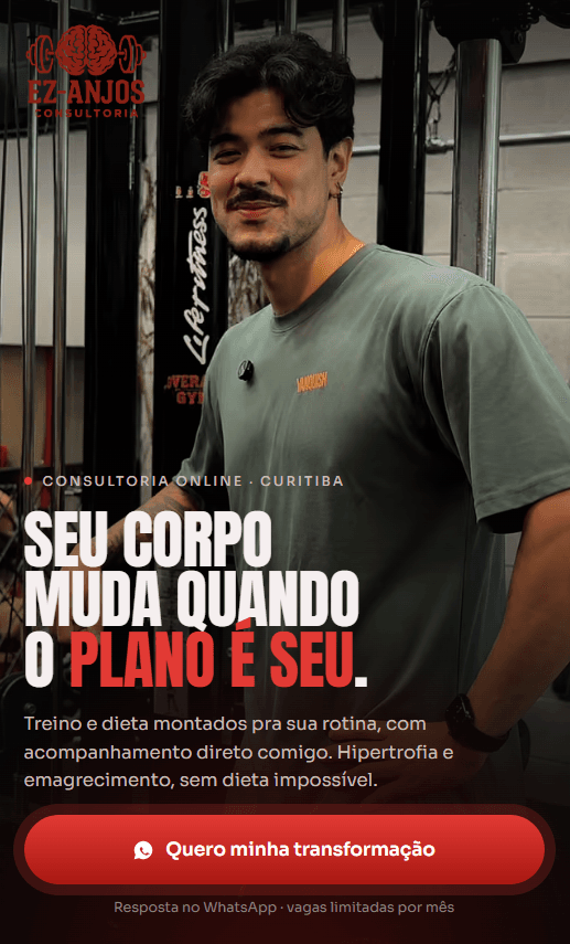 Landing page de EZ Anjos — Consultoria online